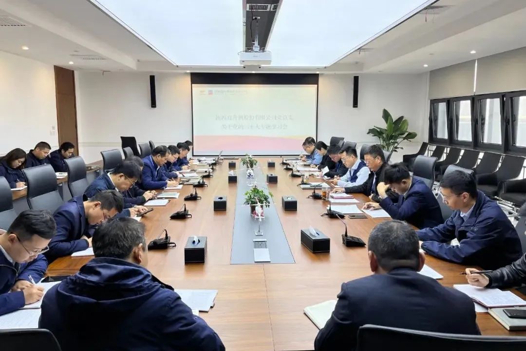 陜直股份、秦漢通航傳達(dá)學(xué)習(xí)貫徹黨的二十大精神